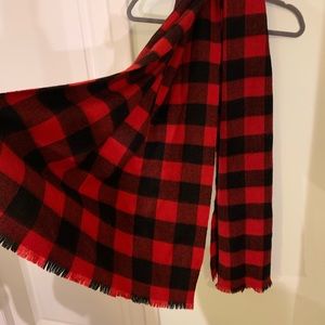 Buffalo check scarf